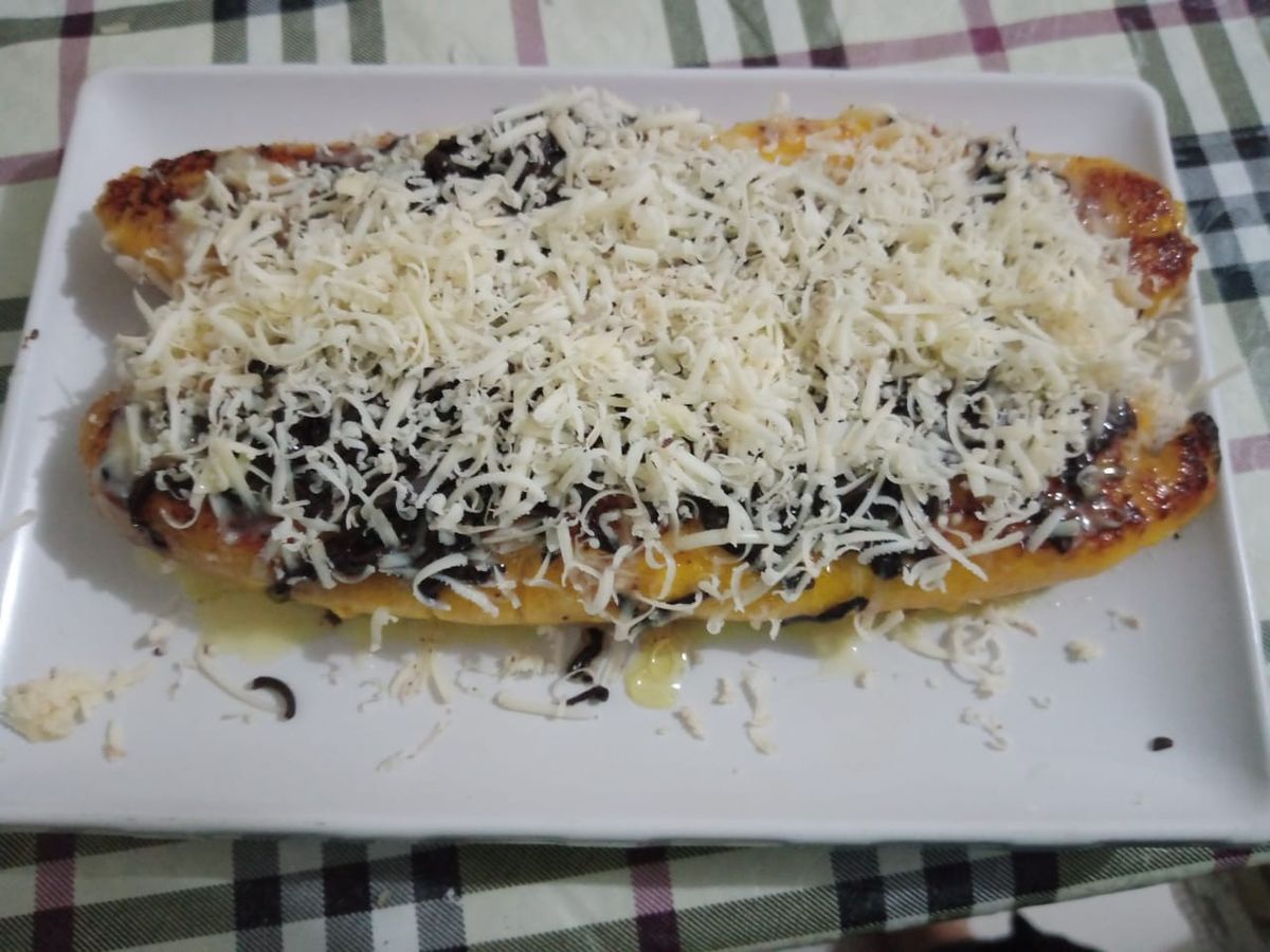 Pisang Bakar Susu Keju